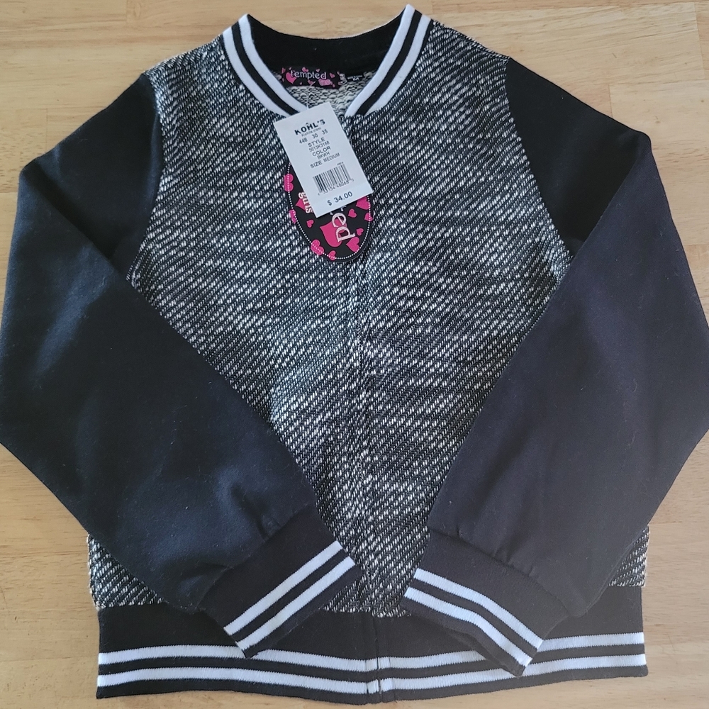 NWT girls tempted zip up jacket